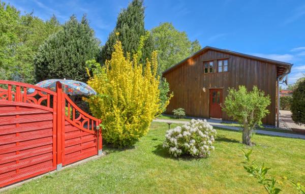 På billedet ses objektet Ferienwohnung Bodstedt beliggende i byen Bodstedt.