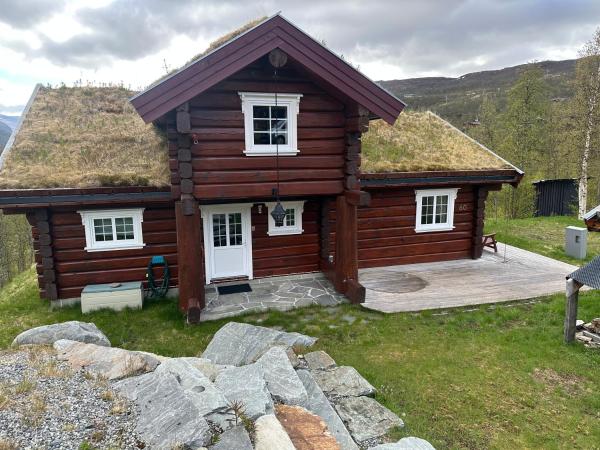 Na foto é possível ver o objeto Lekker tømmerhytte localizado na cidade de Eidsbugarden.
