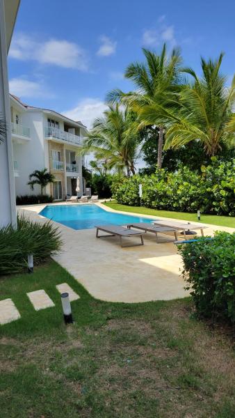 A la foto es mostra l'objecte Modern 2BDR - Pool & Golf View situat a la ciutat de Punta Cana.