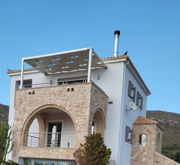 Na zdjęciu widoczny jest obiekt Sea View Villa położony w mieście Káto Nisí.