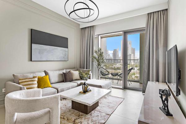 Na zdjęciu widoczny jest obiekt Silkhaus modern & chic 1BDR in new tower with pool & gym położony w mieście Dubaj.
