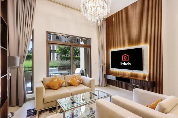 På billedet ses objektet Upgraded 2BR Close to Souk Mall and Burj Al Arab beliggende i byen Dubai.