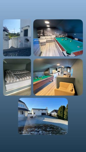 照片显示了位于Hjelmeland市的Puntsnes Apartmen物件。