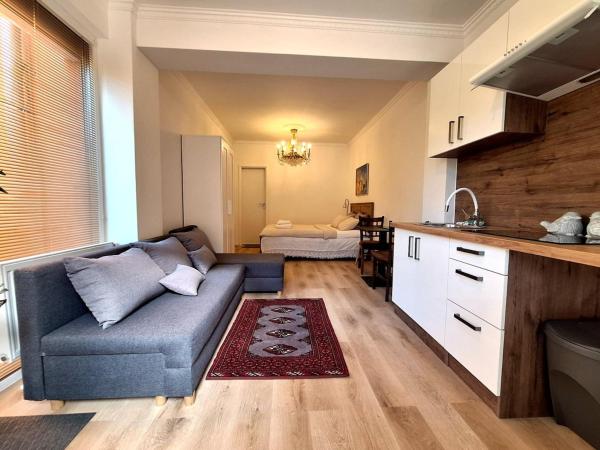 На фото показан объект Studio Apart Near Prague Airport, расположенный в городе Velké Přílepy.