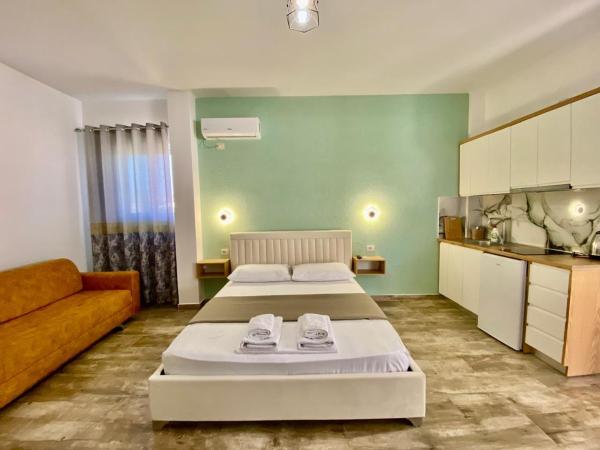 På billedet ses objektet Gray&Oli Studios beliggende i byen Vlorë.