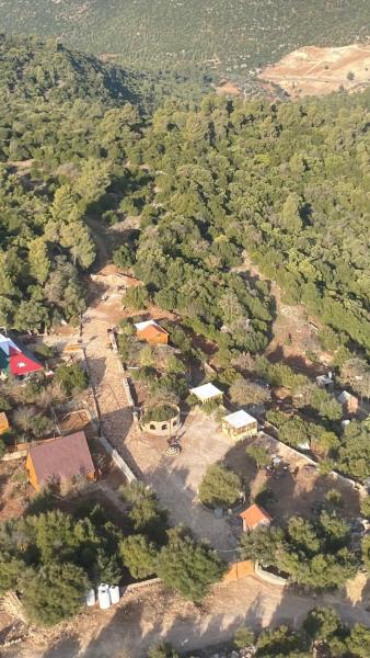 Na zdjęciu widoczny jest obiekt Maple forest park cabins położony w mieście Sākib.