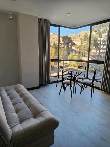 Na fotografii je vidět objekt Departamento a estrenar excelente ubicacion Achumani nacházející se ve městě Achumani.