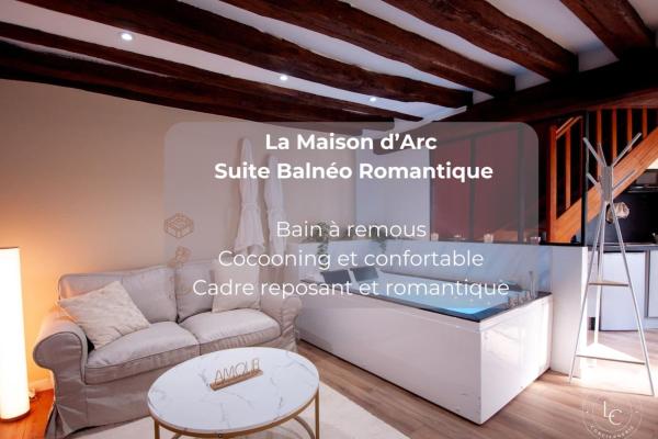 Kuvassa näkyy kohde La Maison d’Arc Romantic Spa Escape, joka sijaitsee kaupungissa Gémigny.