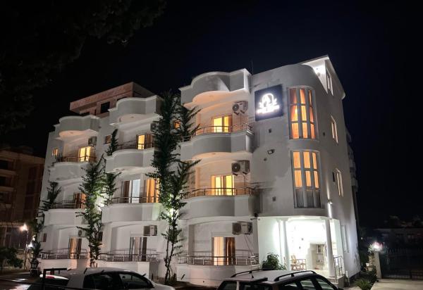 På billedet ses objektet Addy House beliggende i byen Ulcinj.