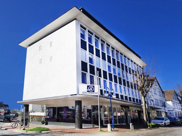Auf dem Foto ist das Objekt Hotel Handelshof in der Stadt Bünde zu sehen.