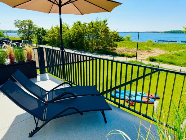 写真にはPouch市にある8 Personen Ferienhaus ,,Seegelblick