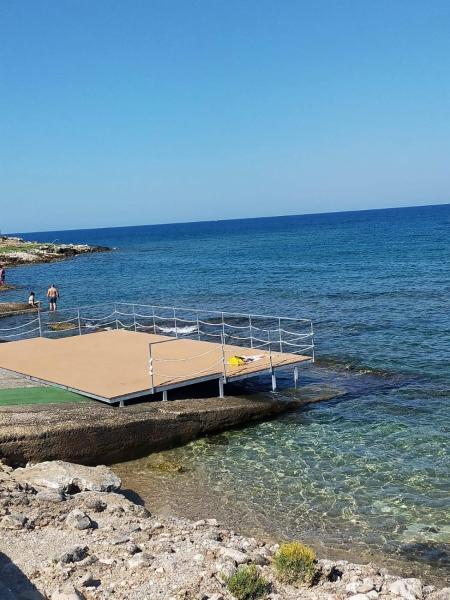 A la foto es mostra l'objecte Appartamento Blue con vista mare situat a la ciutat de Patù.