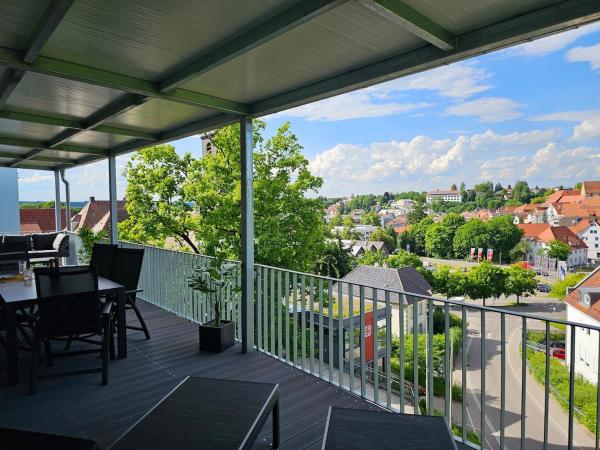 A la foto es mostra l'objecte Ferienwohnung Stadtblick 13 situat a la ciutat de Pfullendorf.