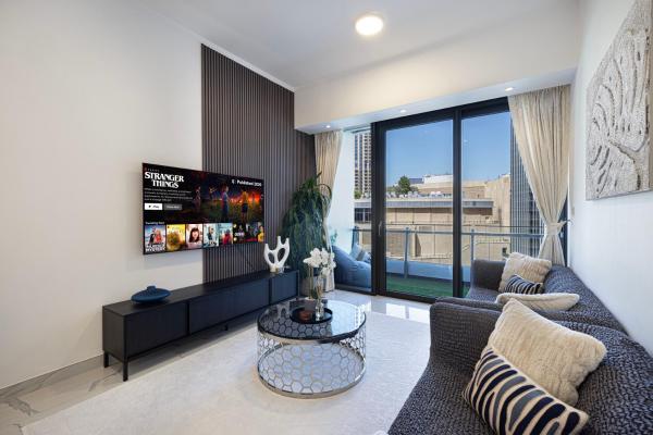 A la foto es mostra l'objecte Luxe 2-Bedroom In Heart Of Dubai Marina situat a la ciutat de Dubai.