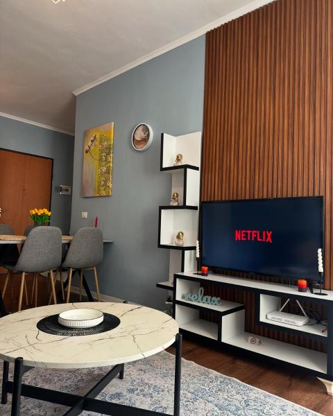 Na fotografii je vidět objekt Blue Dream Apartment nacházející se ve městě Durrës.