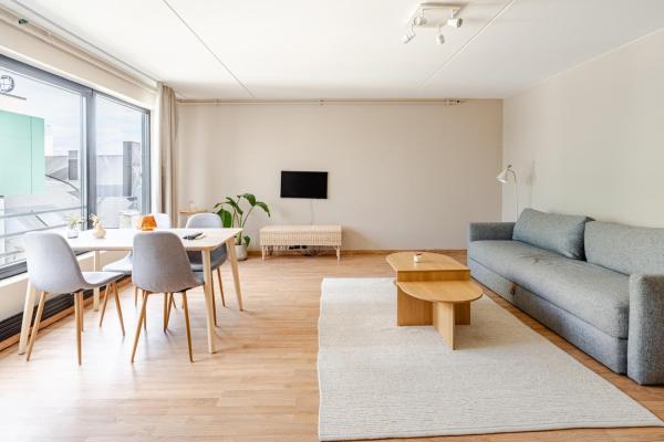 A la foto es mostra l'objecte Spacious and super central apartment situat a la ciutat de Oslo.