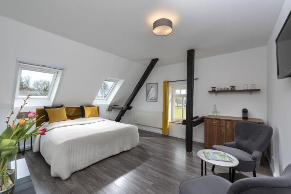 La photo montre l'objet Golfpark Ostsee Apartments situé dans la ville de Warnsdorf.