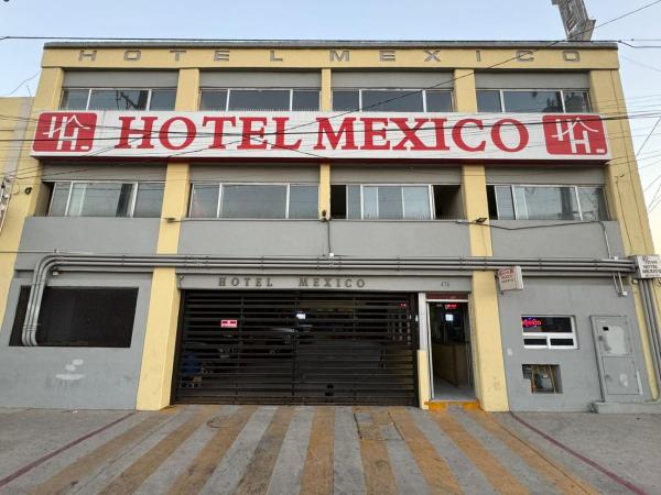 På billedet ses objektet hotel mexico beliggende i byen Mexicali.