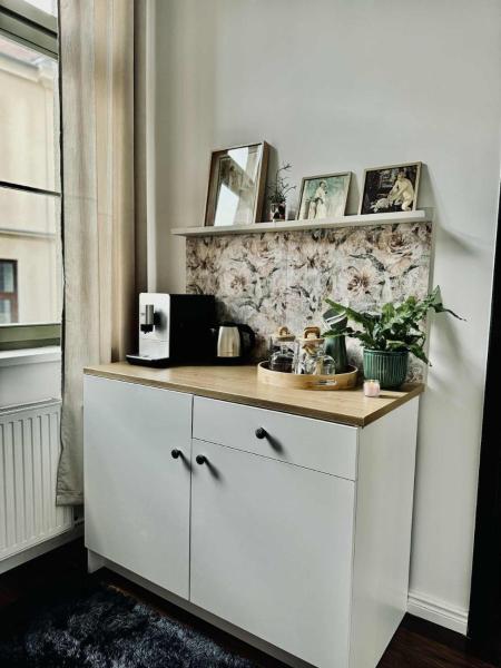A la foto es mostra l'objecte Apartament Zielony Stół no 2 z wanna w pokoju situat a la ciutat de Skorka.