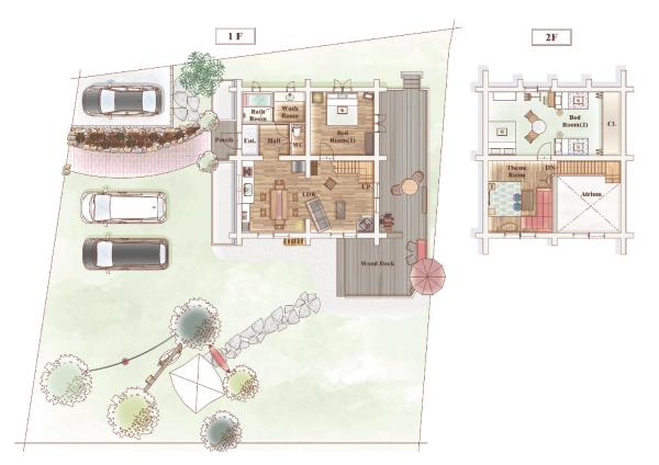 Nasu Premium Handmade Log House 清流の森 最大7名の写真3