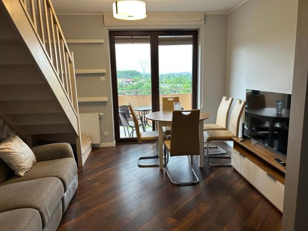 På billedet ses objektet Apartament Podzamcze Blankowa beliggende i byen Wałbrzych.
