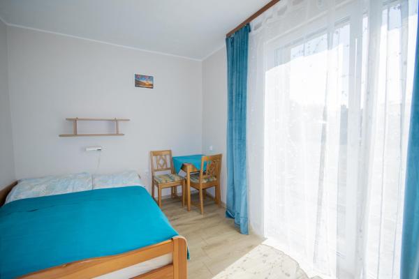 På billedet ses objektet Pokoje Zacisze beliggende i byen Karwia.