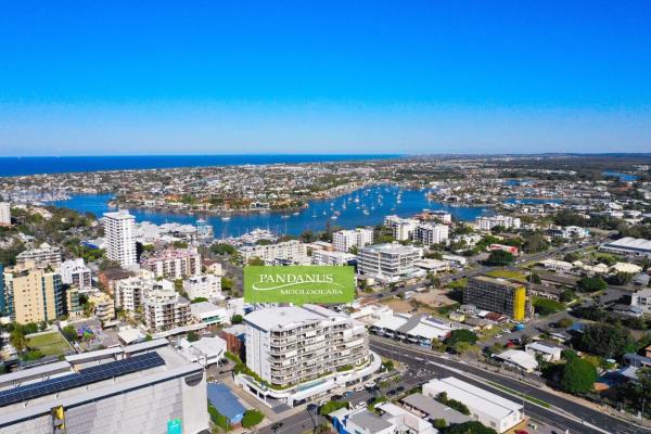 Auf dem Foto ist das Objekt Pandanus Mooloolaba in der Stadt Mooloolaba zu sehen.
