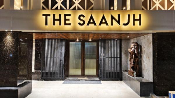 A la foto es mostra l'objecte The Saanjh Hotel situat a la ciutat de Angul.