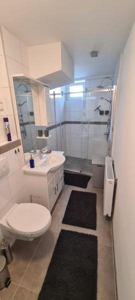 A la foto es mostra l'objecte Monteurwohnung Stockstadt am Rhein situat a la ciutat de Biebesheim.