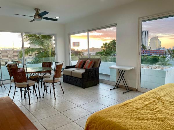 A la foto es mostra l'objecte Apto con Terraza privada muy cerca de Playa situat a la ciutat de Mazatlán.