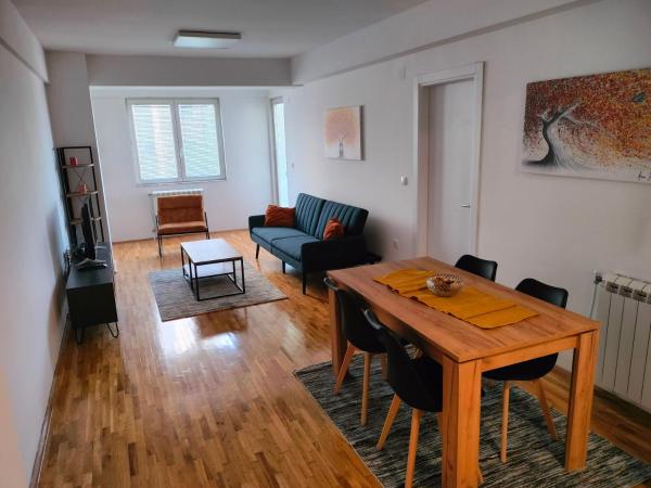 På bildet vises objektet DB Apartment som ligger i byen Usje.