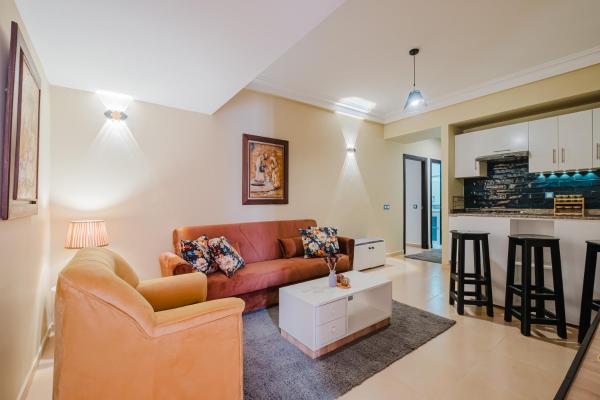 Na fotografii je vidět objekt Appartement Relax & Confort au Cœur de Marrakech nacházející se ve městě Marakéš.