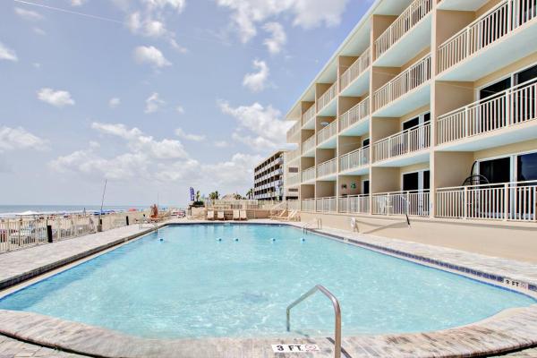 Na fotografii je vidět objekt Daytona Inn Beach Resort Unit #236 nacházející se ve městě Daytona Beach.