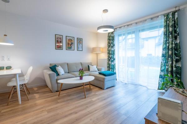 Na zdjęciu widoczny jest obiekt Green Apartment Chrzanów położony w mieście Bolęcin.