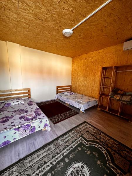 A la foto es mostra l'objecte Дос situat a la ciutat de Kapchagay.