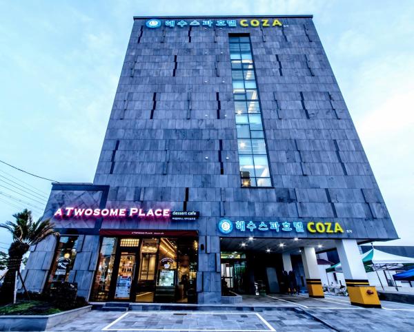 A la foto es mostra l'objecte Seawater Spa Hotel Coza situat a la ciutat de Daejeong.