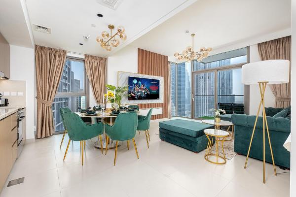 A la foto es mostra l'objecte Stylish 2BR with Burj View & 5 min from Dubai Mall situat a la ciutat de Dubai.
