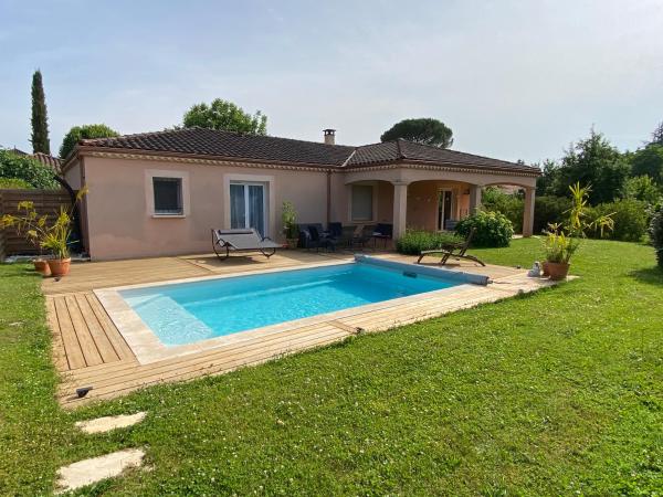 Villa Spacieuse Avec Piscine Privé , Vallée Du Lot - Albas