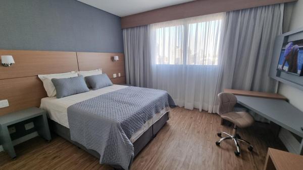 A la foto es mostra l'objecte Apartamento Santos praia Helbor Stay situat a la ciutat de Santos.