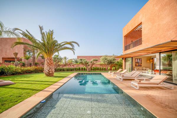 Na fotografii je vidět objekt Sublime Villa Neuve Marrakech - Piscine Chauffée nacházející se ve městě Marakéš.