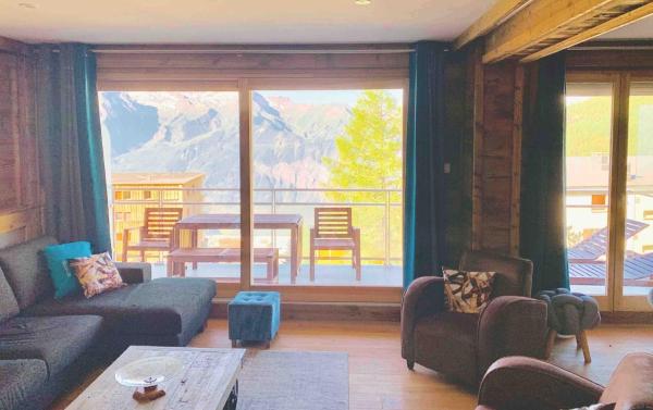A la foto es mostra l'objecte B2 Superbe apart Ski au pied Vue magnifique situat a la ciutat de Huez.