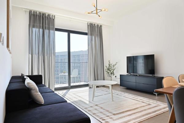 A la foto es mostra l'objecte Air Homes - Stylish 2BR Near Dubai Hills Mall & Park situat a la ciutat de Dubai.
