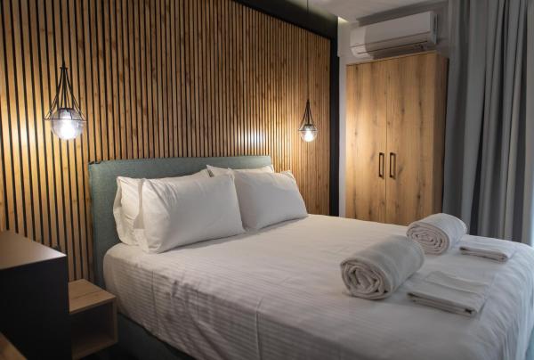 照片显示了位于Asprovalta市的Konstantinoupolis Rooms物件。