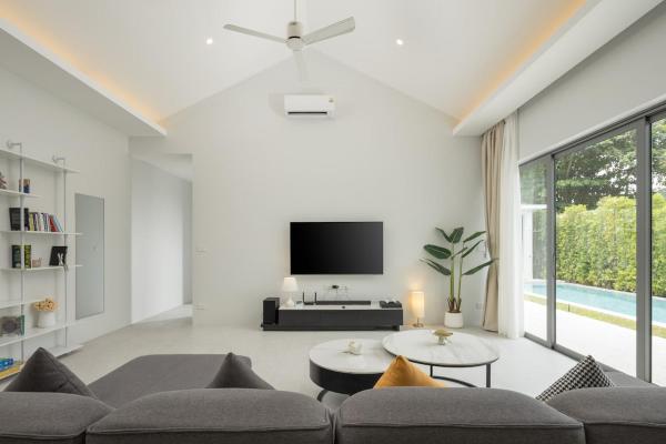 Auf dem Foto ist das Objekt Silk Villa - 3 Bedrooms - Pool - Central Area in der Stadt Bophut zu sehen.