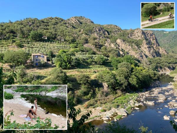 På billedet ses objektet gite MARIE dolce via ardèche vallée de l'eyrieux beliggende i byen Chalencon.