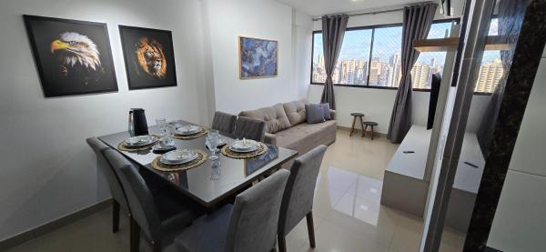 A la foto es mostra l'objecte Confortável Flat em Boa Viagem situat a la ciutat de Recife.