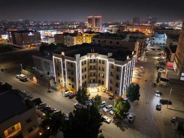 På billedet ses objektet شقق رايف الشرقية beliggende i byen Dammam.