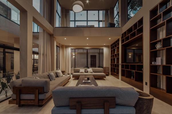 Na zdjęciu widoczny jest obiekt Villa Kuna Design & architecture in the jungle położony w mieście Tulum.