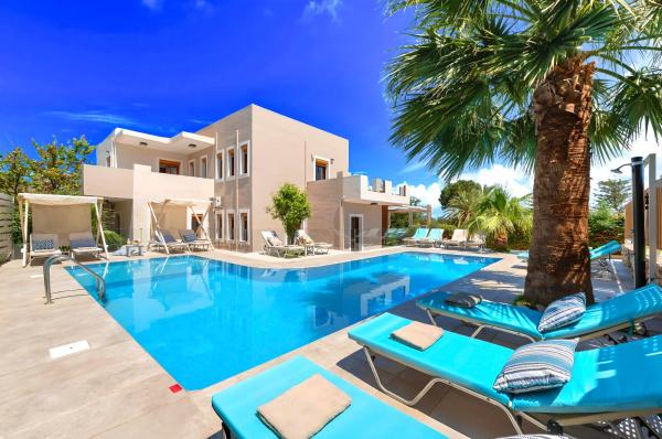 Op de foto is het object Island Villa Heated Pool te zien, gelegen in de stad Georgioupolis.