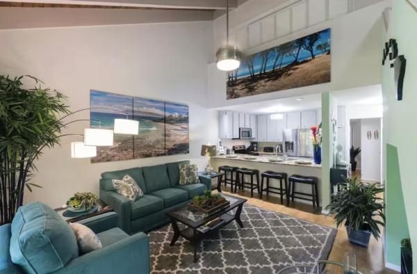 På billedet ses objektet Kihei Resort 221 condo beliggende i byen Kihei.